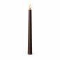 Uyuni LED candle color umber brown 23 mm x 255 mm