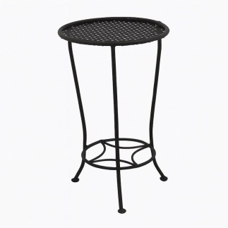Table d’appoint en – Ø 30 cm | H 55 cm  fer Cornwall Black