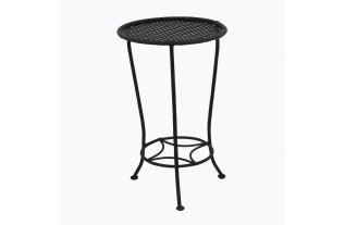 Table d’appoint en – Ø 30 cm | H 55 cm  fer Cornwall Black