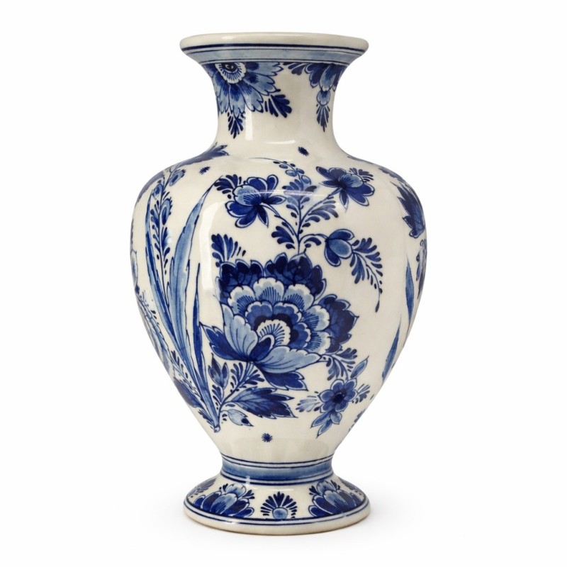 Vase en Bleu de Delft – Peinte à la Main