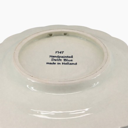 Delftsblauw Wandbord met Steun – Paard en Kar