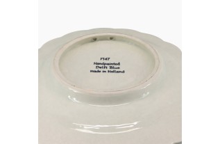 Delftsblauw Wandbord met Steun – Paard en Kar