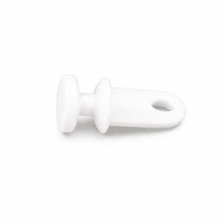 CS Economic Glider – white – for medium and heavy curtains