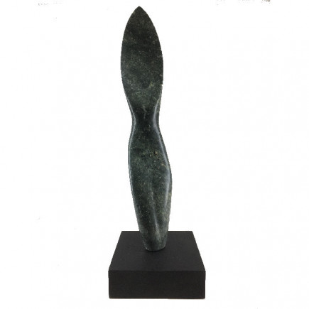 KL 008  Unieke sculptuur in speksteen – H 66 x Br 15 cm