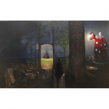 De Grote Ontsnapping 90 × 140 cm | Olieverf op doek