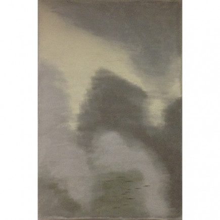 Wind, Textile, paint and embroidery on linen