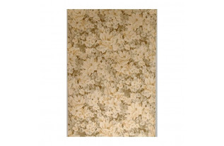 Papier peint floral vintage en tons crème