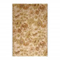 Papier peint floral vintage en tons beige et brun