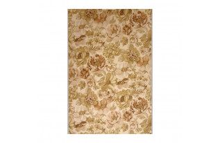 Vintage Wildflower Garden Wallpaper in warm earth tones