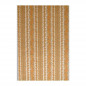 Vintage Paisley Stripe Wallpaper in ochre and sand tones