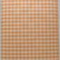 Papier peint Vintage Gingham Check en orange et crème