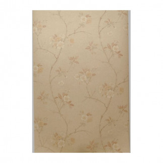 Papier peint Vintage Blossom Branch Vinyl en tons sable