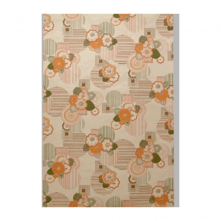 Vintage Atomic Floral Retro Behang – jaren 50/60