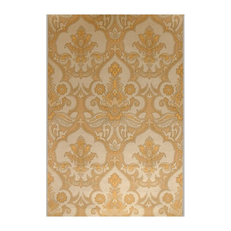 Vintage Golden Baroque Garden Ornament Wallpaper – 1960s / 1970s