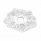 Bouquet holder of lace color white 20 cm