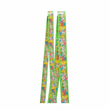 Ruban de Pâques verte longueur 5 mètres 2 à  3 cm de large