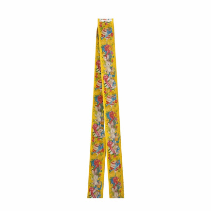 Easter ribbon of paper color yellow width 19 mm