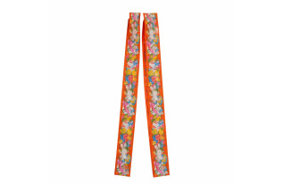 ruban de Pâques en papier couleur orange largeur 19 mm
