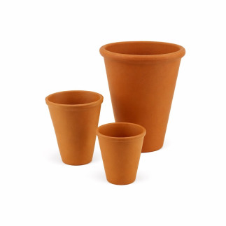 high terra cotta pots