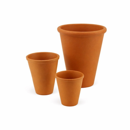 high terra cotta pots