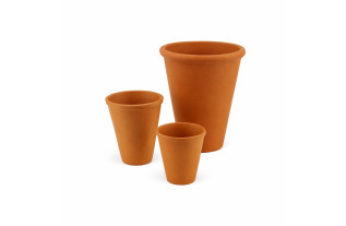 high terra cotta pots