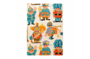 Vintage Retro Kinderkamer Behang – Engelse figuren & speelgoed-soldaatjes