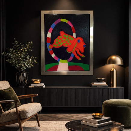 Hondje in COBRA-stijl