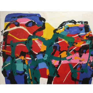 Cobra in de stijl van Appel