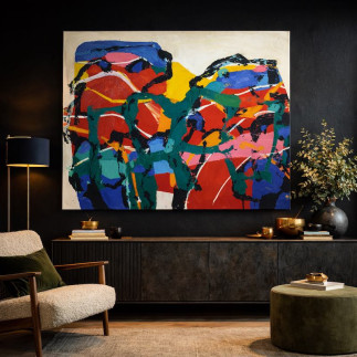 Cobra in de stijl van Appel