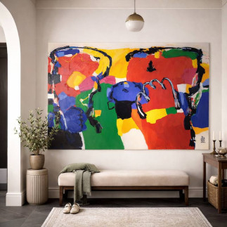 Geert Jan Jansen – Cobra in de stijl van Appel