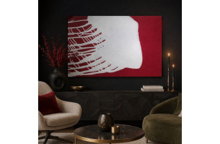 Geert Jan Jansen – Splash 9142 blanc sur rouge