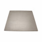 Spiegelplaat mat & glans strepen – 37 x 37 cm met vilt onderlaag