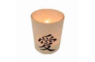 Theelichthouder Japans dessin – 7 cm hoog