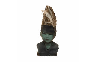 Decorative figure “Indian” black – 29 cm high