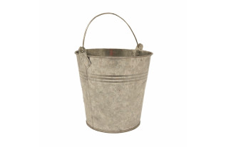 Zinc bucket with handle – 12 cm high