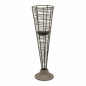 Iron basket cone shape – 45 cm high, 12 cm wide