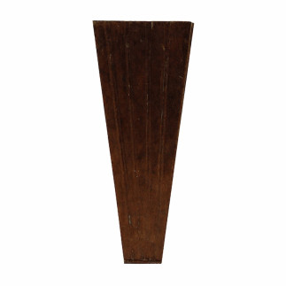 Zinc flower vase with copper look