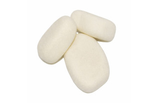Mousse florale Rainbow Stones blanche – lot de 3