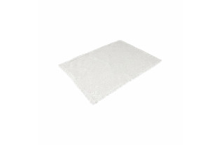Nappe décorative blanche avec dentelle – 35 x 48 cm