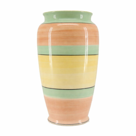 Vase décoratif grand en 3 couleurs pastel – hauteur 35 cm