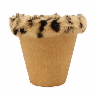 Pot de fleurs avec bord motif tigre – disponible en 10 cm et 16 cm