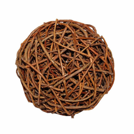 Boule décorative en branches – disponible en 7 cm et 15 cm