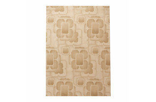 Vintage retro wallpaper beige geometric pattern – last roll of 10 metres