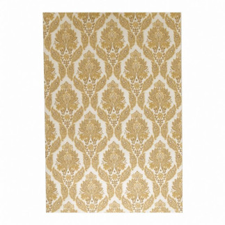 Vintage Golden Damask Wallpaper – last rolls from the 1960s / 1970s