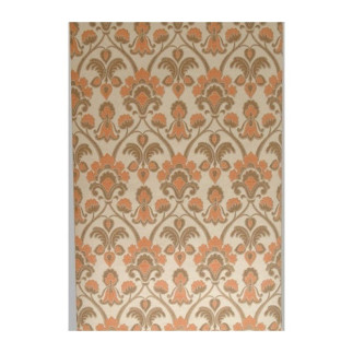 Vintage Retro Wallpaper 1960s with orange classic pattern