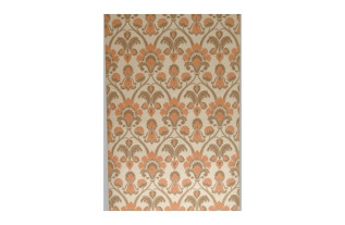Vintage Retro Wallpaper 1960s with orange classic pattern