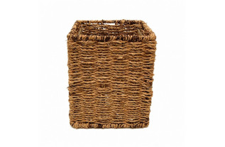 Panier en osier avec verre – naturel & pratique