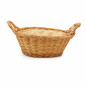 Panier en osier avec poignées – compact & naturel