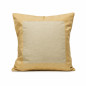 Housse de coussin avec bordure satinée – 40 x 40 cm