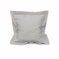 Housse de coussin blanche avec motif feuilles – 40 x 40 cm Housse de coussin blanche avec motif feuilles – 40 x 40 cm